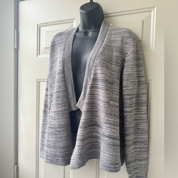 Eileen Fisher Maple Oat Tencel Organic Cotton Notch Collar Cardigan  Size M - Picture 8 of 12